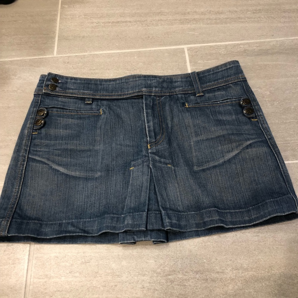 Citizens of Humanity Denim Mini Skirt - vintage